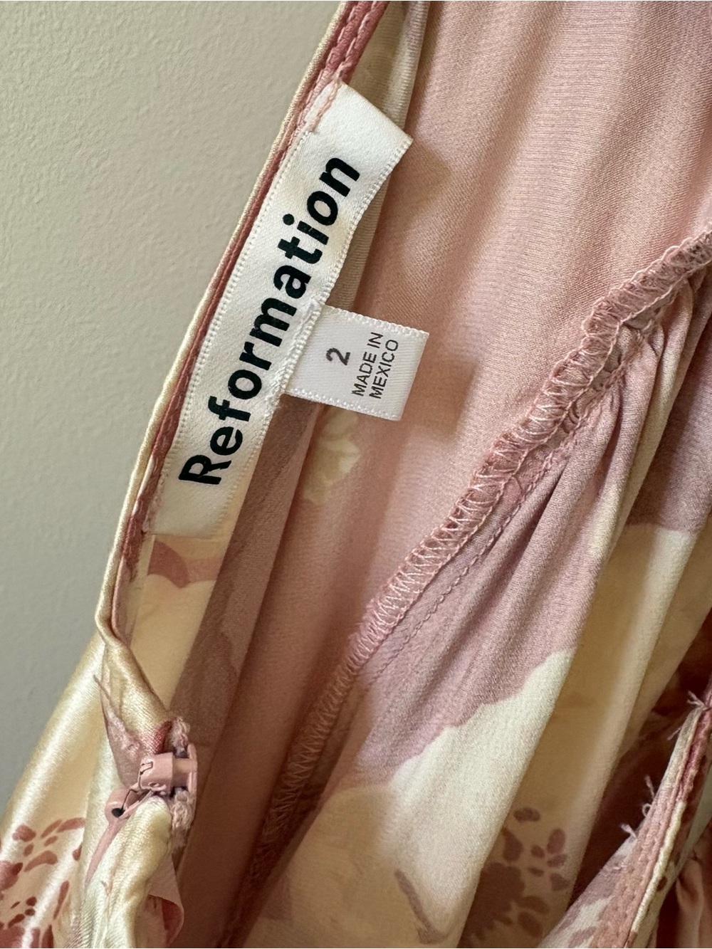 Reformation Casette Silk Midi Dress - Picture 8 of 8